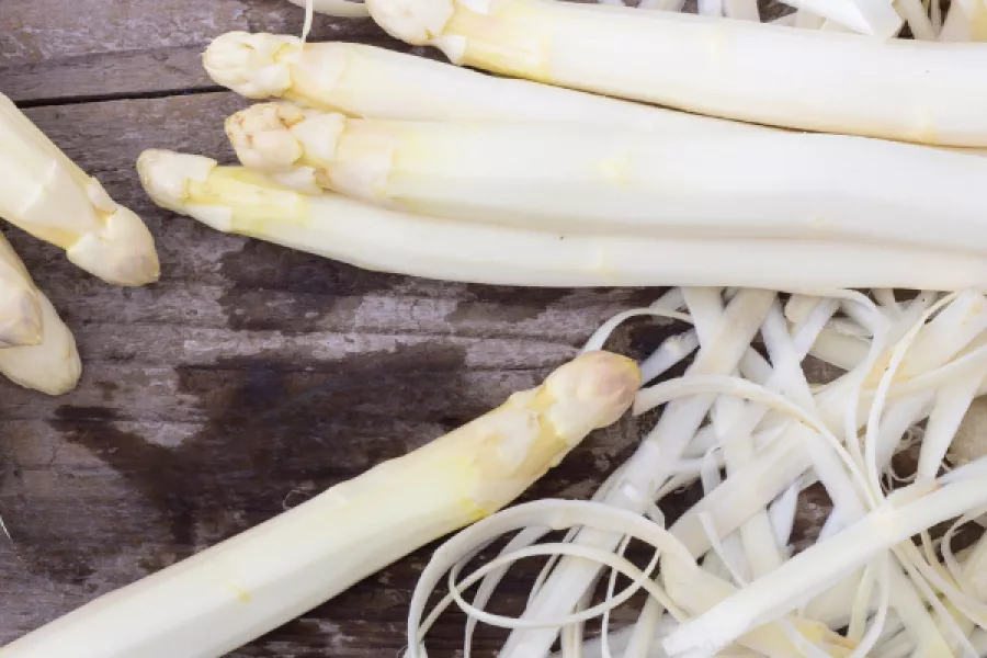 Asperges épluchées